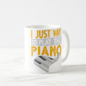 Mug Piano Keyboard Classical Music Pianist Musician Fu (Devant droit)