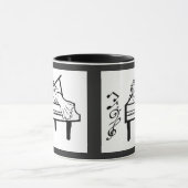 Mug Piano Lady (Centre)