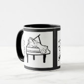 Mug Piano Lady (Devant gauche)