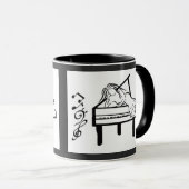 Mug Piano Lady (Devant droit)