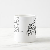 Mug Piano minimaliste pour femmes (Centre)