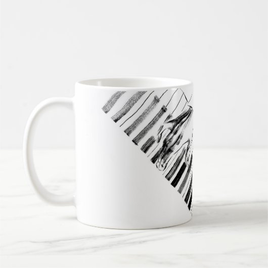 Mug Piano music (Gauche)