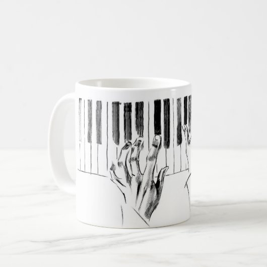 Mug Piano music (Devant gauche)