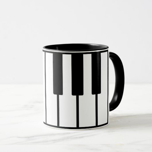 Mug Piano music (Devant droit)