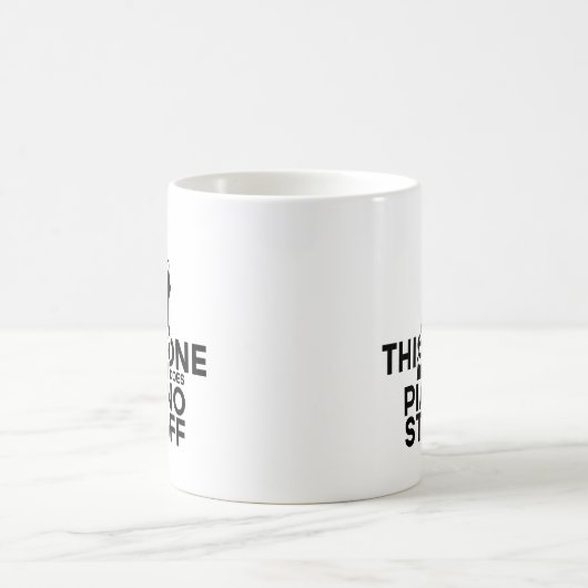 Mug Piano Stuff - Funny Piano Music (Centre)