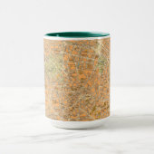 Mug Pianta di Milano - Carte de Milan, Italie (Centre)