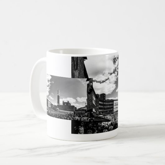 Mug Piazza del Campo, Sienna.Italy (Devant gauche)