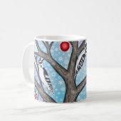 Mug Pic-de-bois dans le vitrail de Noël (Devant gauche)