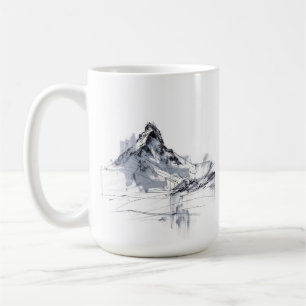 Mug Pic de montagne Abstrait