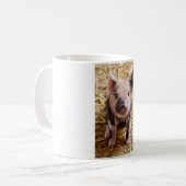 Mug PIC mignonne d'un porc de bébé (Devant gauche)