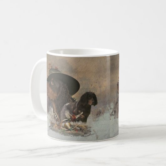 Mug Picardy Spaniel, Saison Chasse (Devant gauche)