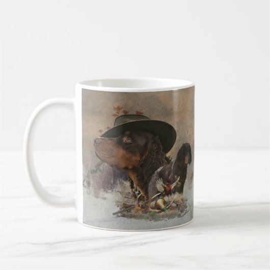 Mug Picardy Spaniel, Saison Chasse (Gauche)