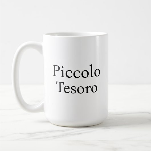 Mug Piccolo Tesoro Chic Baby Shower Keepsake (Gauche)