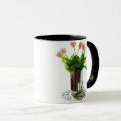 Mug Pichets de Tulipes Roses (Devant droit)