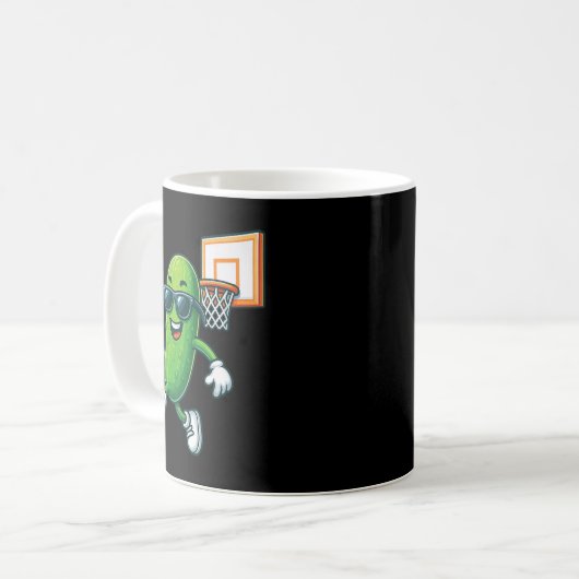 Mug Pickle Playing Basketball Premium  (Devant gauche)