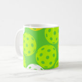 Mug Pickleball Anniversaire Soirée Sport Vert (Devant gauche)