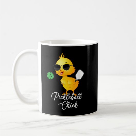 Mug Pickleball Chick, marrant pickleball 310 (Gauche)