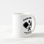 Mug Pickleball Club Pickleball Paddle & Ball Custom (Devant droit)