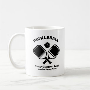 Mug Pickleball Club Pickleball Paddle & Ball Custom