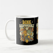 Mug Pickleball Dink Responsibly Paddle Player (Gauche)