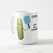 Mug Pickleball Drôle (Devant gauche)