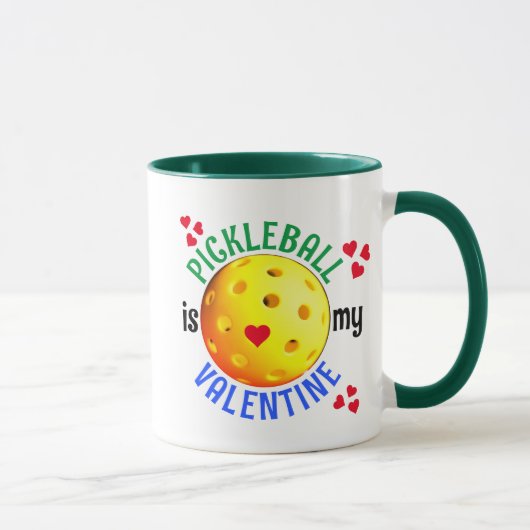Mug PICKLEBALL Est Ma Saint-Valentin (Droite)