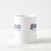 Mug Pickleball est mon plan de retraite Rose sarcelle (Centre)