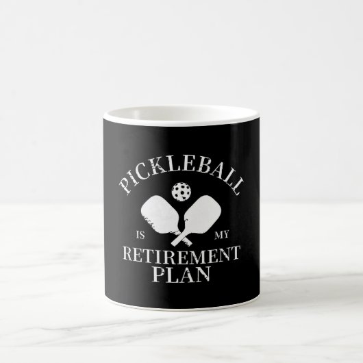 Mug pickleball est mon projet de retraite (Centre)
