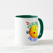 Mug PICKLEBALL Est Mon Valentin (Devant droit)