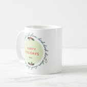 Mug Pickleball Joyeuses Fêtes Personnalisées Année Wre (Devant gauche)
