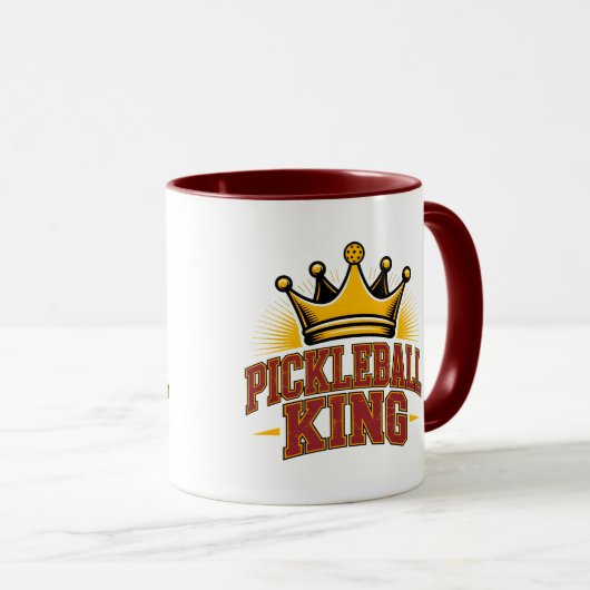 Mug Pickleball King (Devant droit)