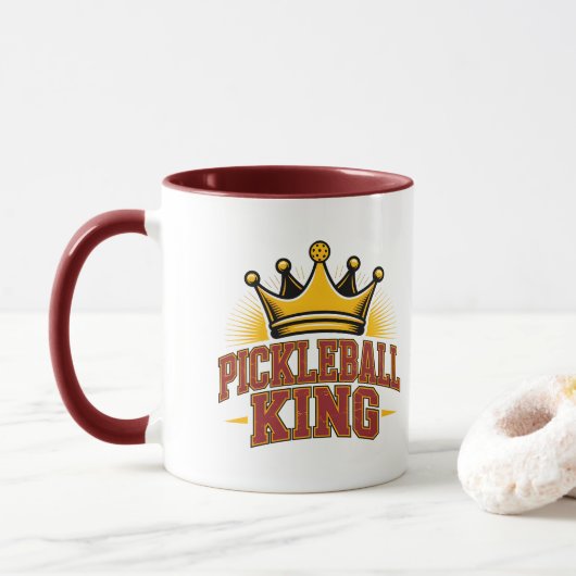 Mug Pickleball King (Avec donut)