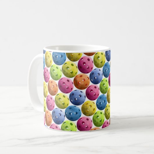 Mug Pickleball multicolore (Devant gauche)