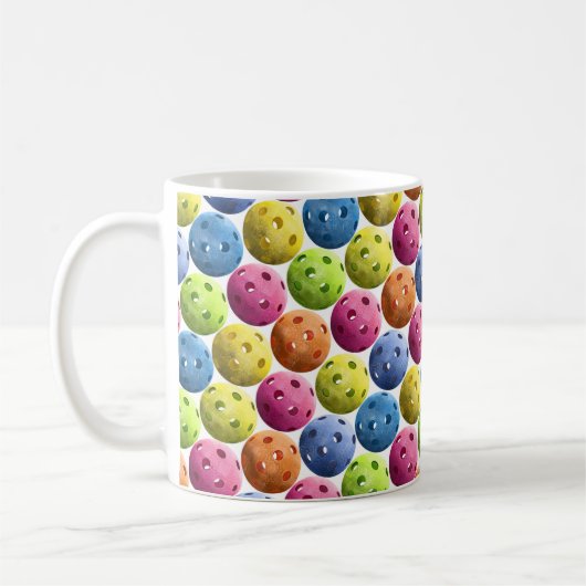 Mug Pickleball multicolore (Gauche)
