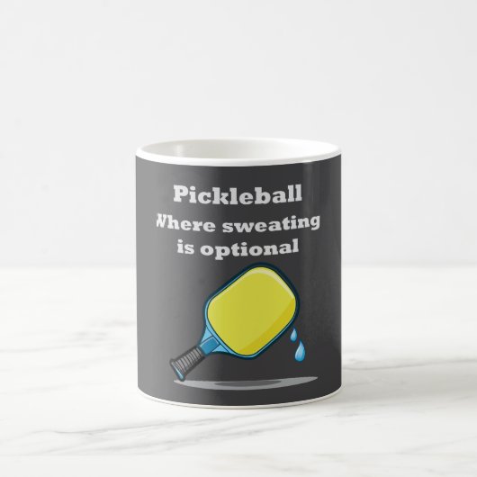 Mug Pickleball Où la transpiration est facultative (Centre)