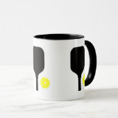 Mug Pickleball paddle & ball (Devant droit)