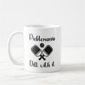 Mug Pickleball Picklemania Dill Avec Il drôle de pique (Gauche)