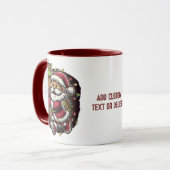 Mug Pickleball Player Père Noël Christmas Pickleball (Devant gauche)