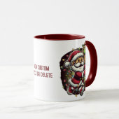 Mug Pickleball Player Père Noël Christmas Pickleball (Devant droit)