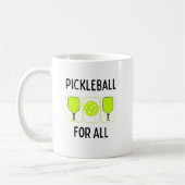 Mug Pickleball pour toutes les pagaies et balle (Gauche)