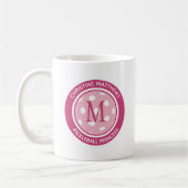 Mug Pickleball Princess Nom du devis personnalisé Prem (Gauche)