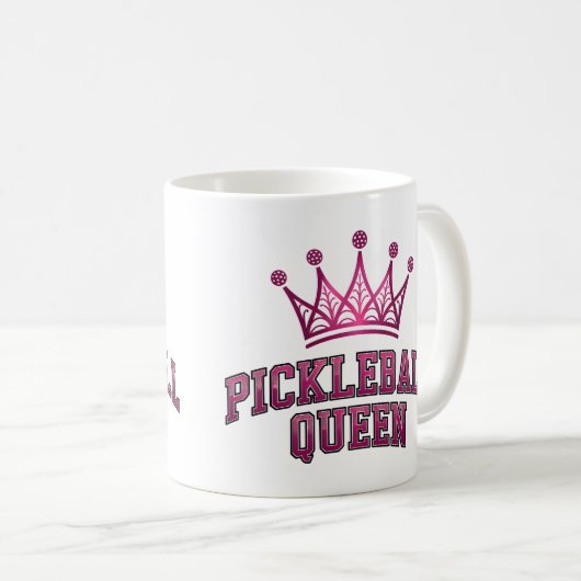 Mug Pickleball Queen (Devant droit)
