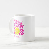 Mug Pickleball Queen, Gift for Pickleball Lover (Devant gauche)