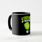 Mug Pickleball - Restez Hors De La Cuisine (Devant gauche)