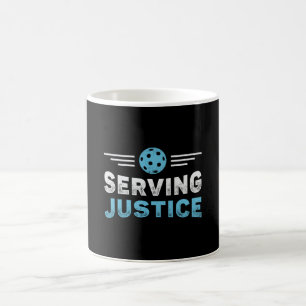 Mug Pickleball Servant Justice Sport Pickleball Joueur