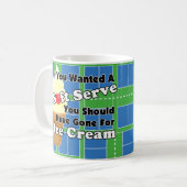 Mug Pickleball Soft Serve ? Aller à la crème glacée (Devant gauche)