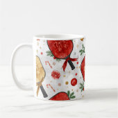 Mug Pickleball thème Noël avec palette (Gauche)