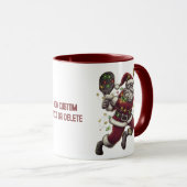 Mug Pickleballer Père Noël Pickleball Noël (Devant droit)