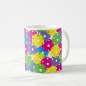 Mug Pickleballs : couleurs mixtes (Devant droit)