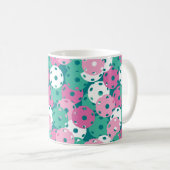 Mug Pickleballs mixer vert (Devant droit)